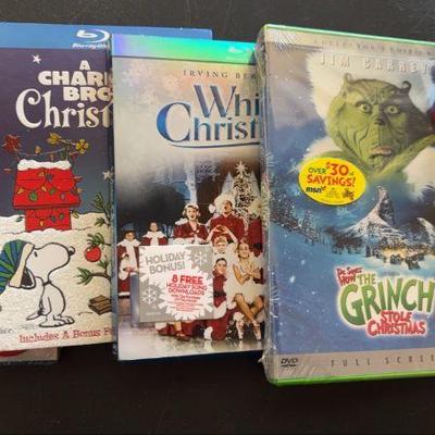 DVD Blu-ray Christmas Collection Home Alone, Elf, Holiday inn, White Christmas, And More