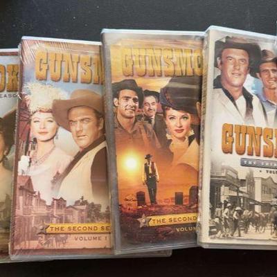 DVD Collection Gunsmoke Series, Portable Case, Catch Me If You Can, King Of Cool And More
