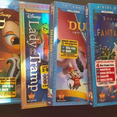 DVD Blu-Ray Collection Disney, Dream Works, Big Hero 6, Despicable Me 2, Bugs Life, and more