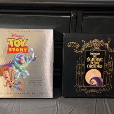 Disney Laser Disc Movies: The Lion King Deluxe, Toy Story Deluxe(sealed), Pocahontas Deluxe