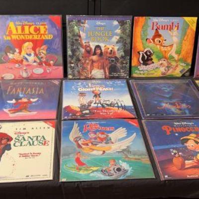 18 Different Disney Classics Laser Disc Movie Collection