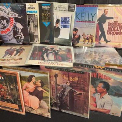 Laser Discs Classic Movies Guys And Dolls, Singin’ In The Rain And Many More.