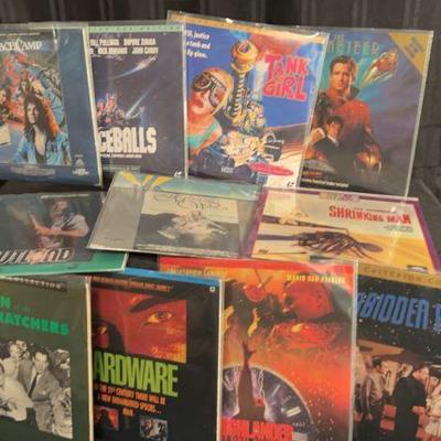 Laser Discs War Of The Worlds, The Abyss, Spaceballs And Many More