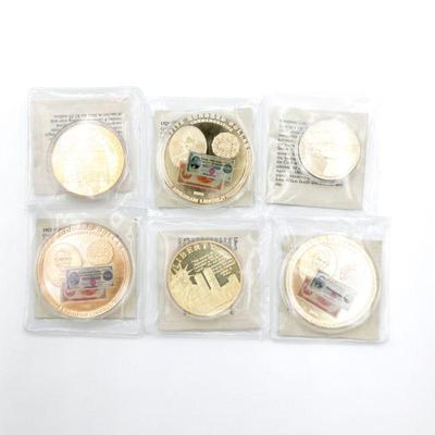 Lot of 6 American Mint Commemorative Proof Coins