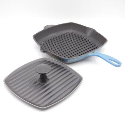 Le Creuset Cast Iron Square 2-Piece Skillet Grill Set