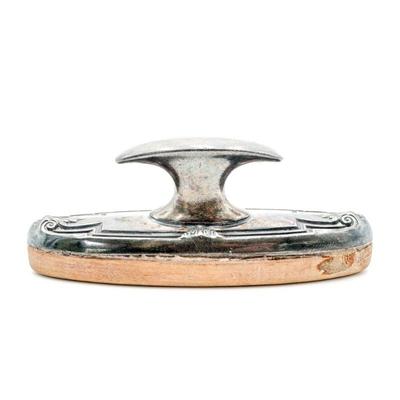 Vintage Silver-Plated Nail Buffer
