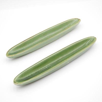 Sur la Table Green Ceramic Olive Dishes (Set of 2)