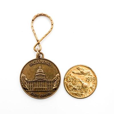 Sacramento-Themed Coin & Keychain