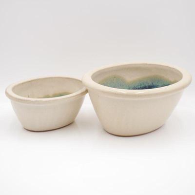 Set of 2 Stoneware Planters