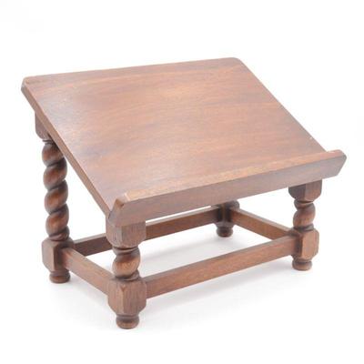 Antique Style Solid Wood Book Stand