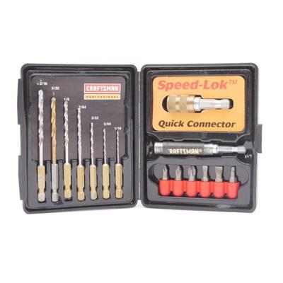Craftsman Professional Speed-Lok Quick Connector Bit Set
