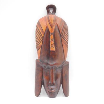 Hand Carved Wooden African Tribal Mask