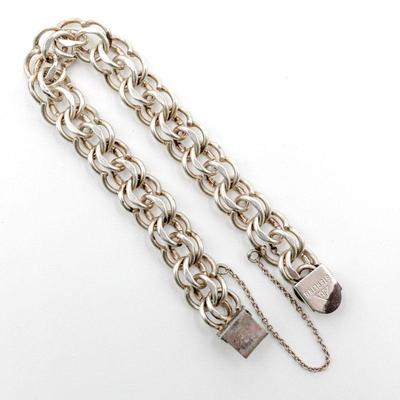 JB Sterling Vintage Sterling Silver Charm Bracelet