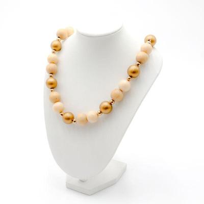 Lot of 3 Long Large Beaded Necklaces