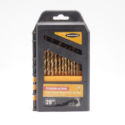 Warrior Titanium Nitride 29 Pc Drill Bit Set