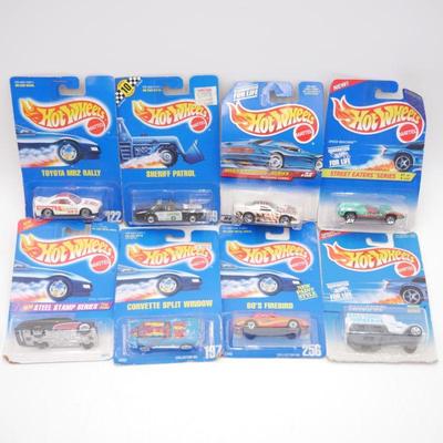 Lot of 8 Vintage Mattel Hot Wheels - Unopened