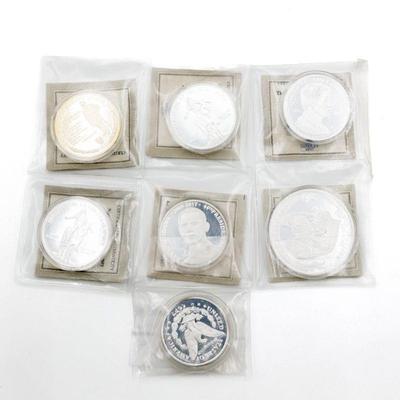 Lot of 7 American Mint Commemorative Proof Coins