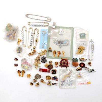 Assortment of Vintage Pins (Lot of 30+)