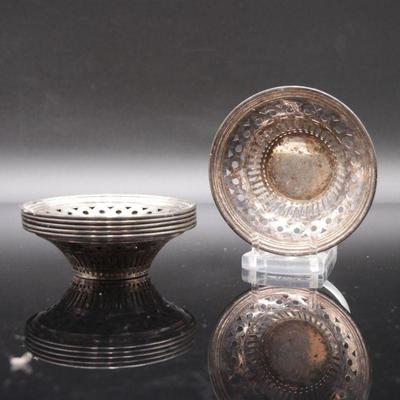 Sterling Silver Pierced Bowls (Set of 6)