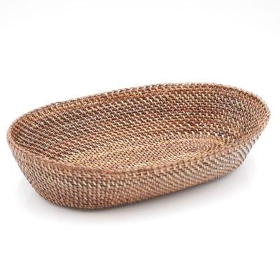 Woven Rattan Bread Basket
