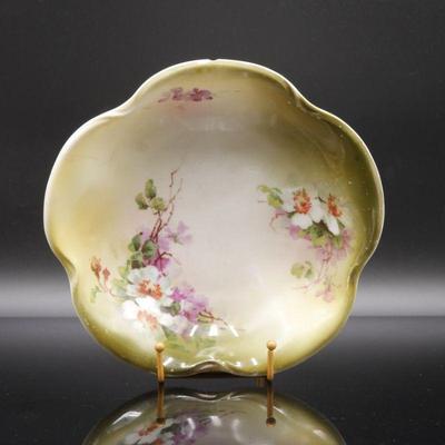 Antique J&C "Louise" Bavaria Hand Painted Bowl