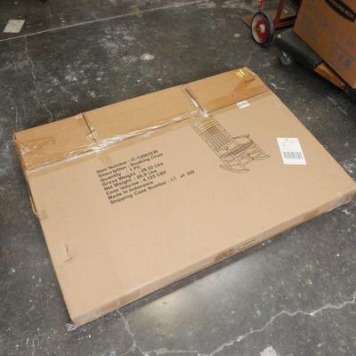 Mahogany Slat Seat Rocking Chair #IT-130635W