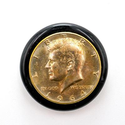 1964 Kennedy Dollar in Resin