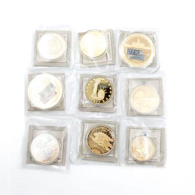sAssortment of 9 American Mint Commemorative Proof Coin