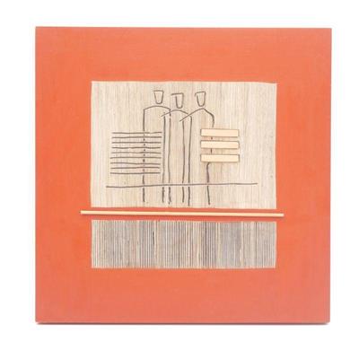 Unique Wood Abstract Wall Art by Rua Pratti, Signed