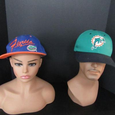 Vintage Miami Dolphins & FSU Gators Adjustable Caps