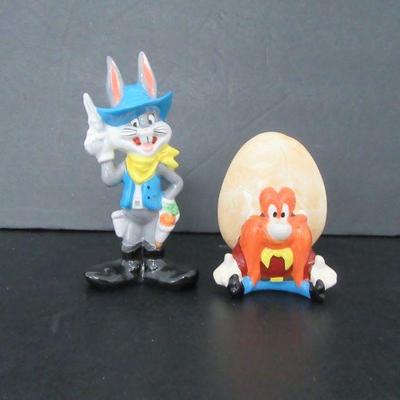Vintage Warner Bros. C.I.C. China Bugs Bunny & Yosemite Sam Salt & Pepper Shakers