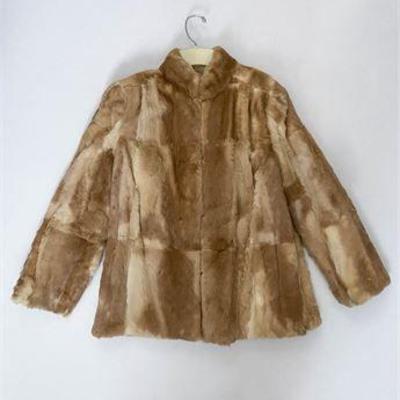 French Rabbit Fur Ladies Coat .jpg