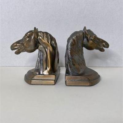 Brass Horse Bookends .jpg
