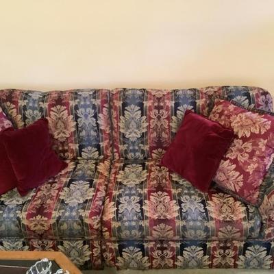 $95 sofa 33"H 90"W 36"depth