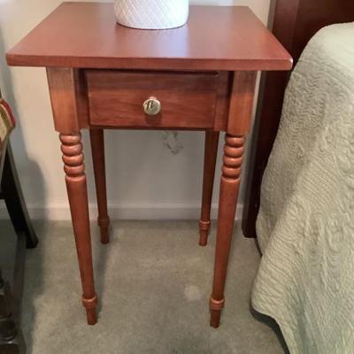 $26 one drawer table 27"H 18"x18"