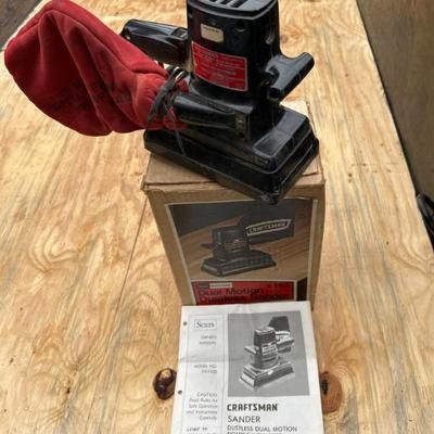 $15 Craftsman Dual Motion Dustless Sander 