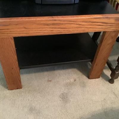 $32 black & wood table 21