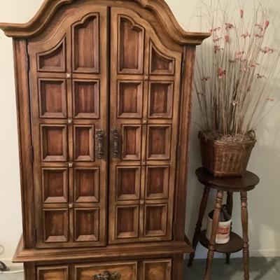 $275 Stanley Furniture wardrobe cabinet , 4 drawer, 70"H 36"W 20"depth