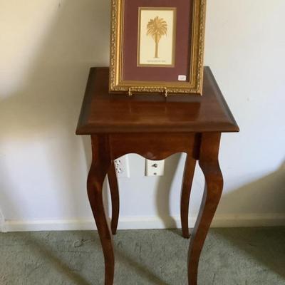 $38 wooden table 30"H 15"x15"
