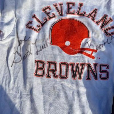 Browns Tee signed by Burnie
