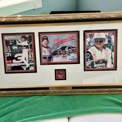 Dale Earnhardt Sr. Framed Auto
