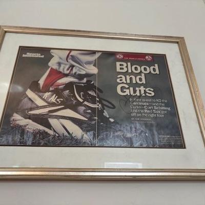 Curt Schilling signed SI Article