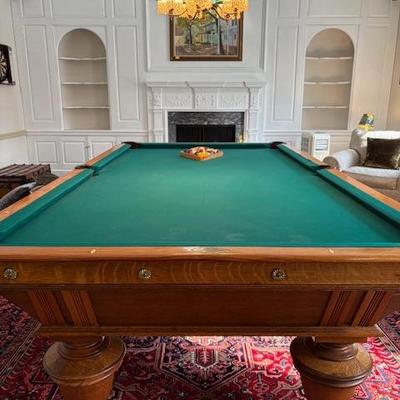 Brunswick Pool Table 110 x 60 Brazilian Rosewood