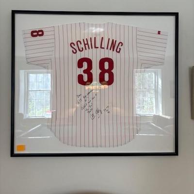 Sale Photo Thumbnail #51: Signed Curt Schilling Jersey 