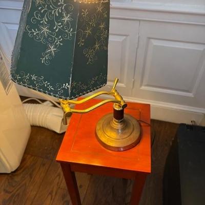 Sale Photo Thumbnail #40: Lamp and table