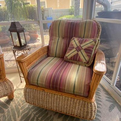 Rattan Rcoker Chair