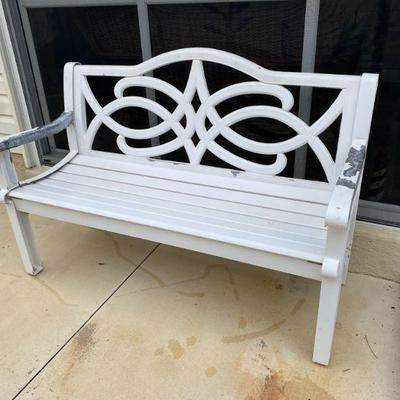 Cast Aluminum Bench