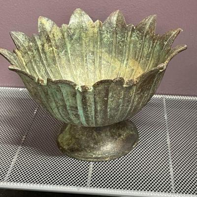 ANTIQUE BRASS BOWL