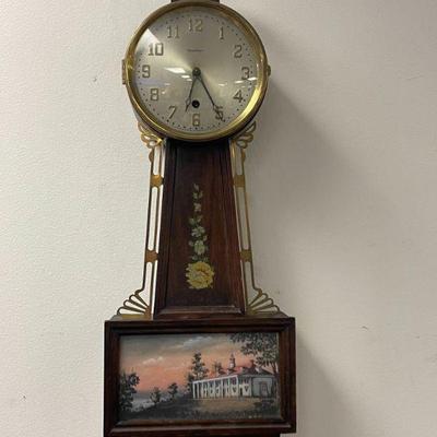 WATERBURY BANJO CLOCK