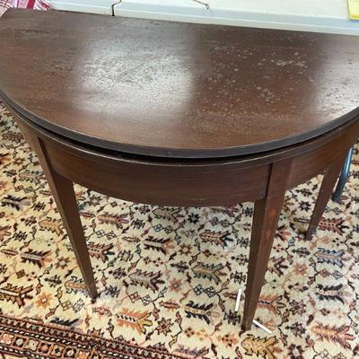 FLIP TOP INLAID TABLE